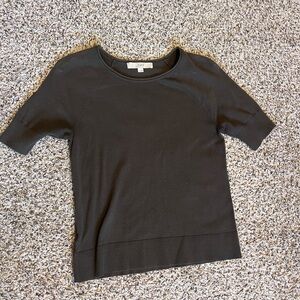 LOFT Olive Short Sleeve Top